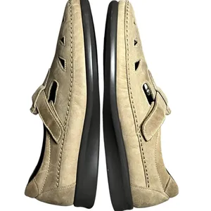 SAS Roamer‎ Shoes Womens 10 Beige Moccasin Leather Slip On Adjustable Comfort thumbnail 7