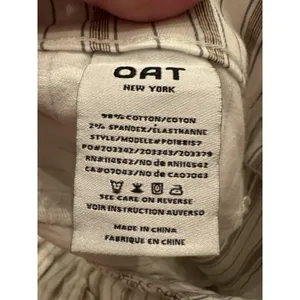 OAT High Rise Baby Wide Patch Pocket Pants Size 12 / 31 Striped thumbnail 7