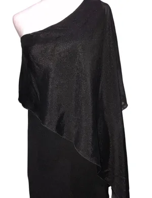 G by Guess Black Asymmetrical One Shoulder Cocktail Dress thumbnail 1