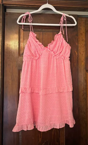 Sky to Moon Pink Sundress thumbnail 1