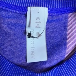 Adidas Stella McCartney seamless tank top‎ Sz M purple blue thumbnail 5