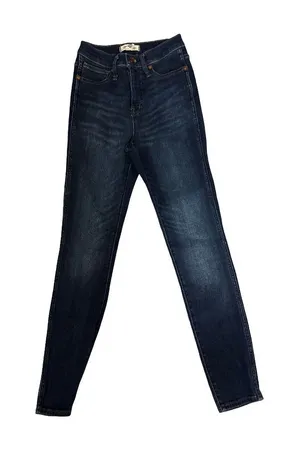 Madewell Dark Indigo High-Rise Skinny Jeans thumbnail 1
