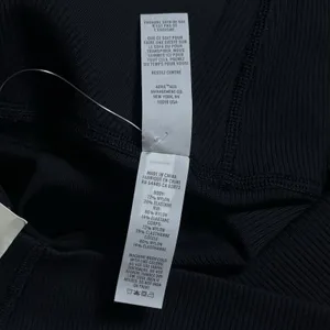 NEW Offline By Aerie 7/8 Leggings Ribbed Hi Rise Black Athletic Stretch XXL‎ thumbnail 10