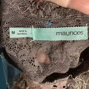 Maurice's Lace‎ Sheer Coquette Flowy Ruffle High Neck Top Fairy Whimsical Whimsigoth M thumbnail 7