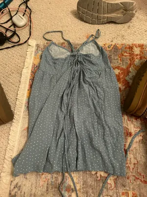 PacSun Blue Polka Dot Mini Dress thumbnail 2