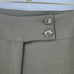 Bleu Blanc Rouge Pants Women 40 Green Wide Leg Dress Trousers Made in France thumbnail 5