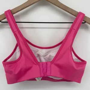 Moving Comfort Fiona Wireless Sports Bra Pink 34C Hook Loop 350003 thumbnail 2
