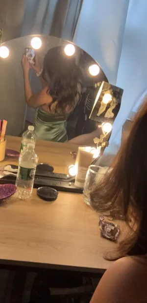 Windsor Sage Green Slit Dress thumbnail 3
