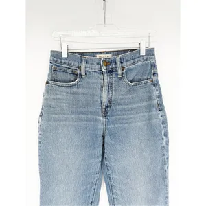 Madewell Classic Straight Leg Jeans‎ Women's 26 Blue Premium Denim thumbnail 4