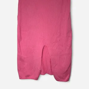 Free People Lolita Pink Ribbed Knit Slit Front Maxi Skirt Small Soft Indie Core thumbnail 4