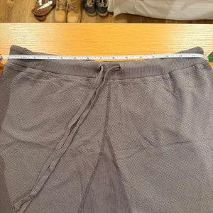 vintage y2k Hard Tail Forever grey/brown mini skirt size medium 100% cotton thumbnail 6