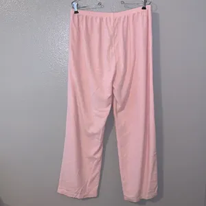 Pinkk Comfy pink cheetah print stretchy plush pajama pants thumbnail 4