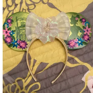 NWOT Disney Princess and the Frog Tiana Minnie Mouse Ear Headband thumbnail 1
