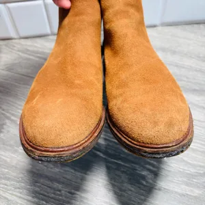 Clarks Clarksdale Arlo Dark Tan Suede Boots for Women Brown Ankle Booties 7M‎ thumbnail 8
