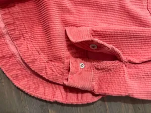 Forever 21 Pink Corduroy Button Front Shacket Overshirt Size Small thumbnail 2