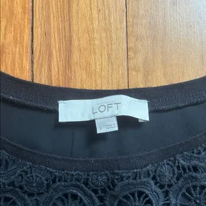Loft Sleeveless Eyelet/Lace Blouse thumbnail 3