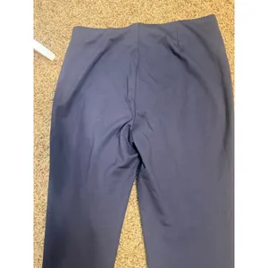 Peace of Cloth Navy Blue Pull On Slim Straight Leg Pants Womens Medium Stretch thumbnail 4