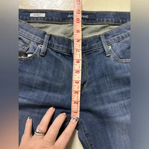 Driftwood Women’s Audrey Jeans w/ Embroidered Leg Sides Size 29 Straight Stretch thumbnail 5