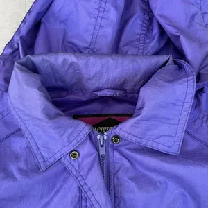 Vintage Pacific Trail Womens Nylon‎ Hooded Windbreaker Jacket Size Medium M thumbnail 4