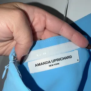 Amanda Uprichard Queen Halter Gown - Pacific thumbnail 5