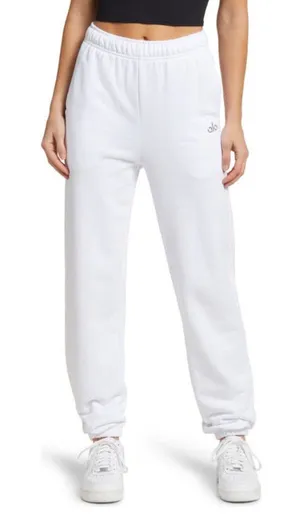 Alo Yoga Accolade Sweatpant White XXS thumbnail 1