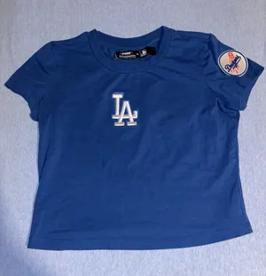Pro Standard Los Angeles Dodgers Classic Babydoll T-shirt thumbnail 1