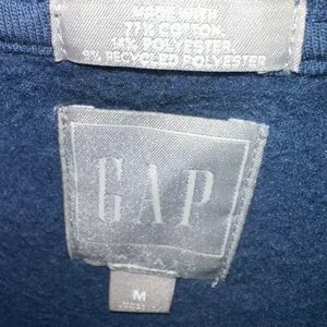 Gap‎ Sweatshirt Medium Blue Crewneck Logo Pullover Minimalist Casual Athleisure thumbnail 3