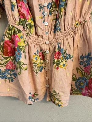 ANTHRO‎ | Love The Label Rosette Babydoll Blouse thumbnail 3