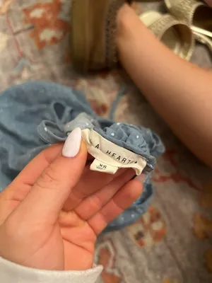 PacSun Blue Polka Dot Mini Dress thumbnail 3