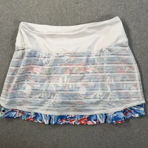 Bollé Women's Activewear Skort Size Small White Blue Red Abstract Tennis Golf thumbnail 9