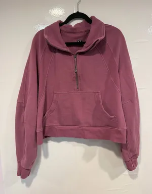 Purple Lululemon funnel neck Half-Zip Pullover Sweatshirt thumbnail 1