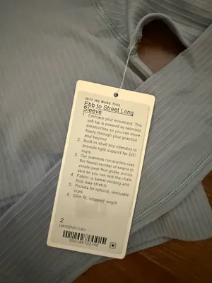 Lululemon Ebb to Street Long Sleeve Top thumbnail 5
