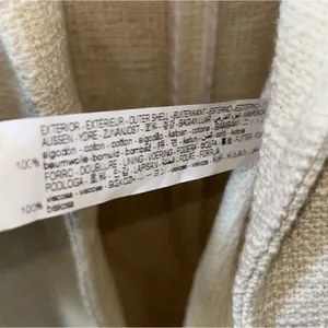 Zara Cream Textured Oversized Long Coat(XS) thumbnail 10