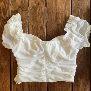 Mono b Soft White Ruffled Shirt thumbnail 2