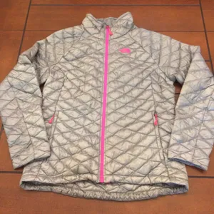The North Face silver thermoball puffer women’s large thumbnail 1