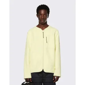 RAINS‎ Jacket Unisex Large Color Straw Fleece Full Zip Jacket MSRP $170 NEW thumbnail 2