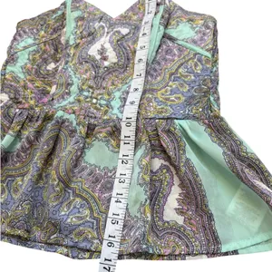 Baby Phat Paisley Bustier Top M Y2K Corset Boho‎ Coquette Fairycore Festival thumbnail 9