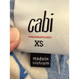 Cabi Athena Dress Blue Floral Coastal‎ Grandmillennial Topper Shirtdress XS thumbnail 4