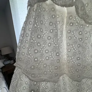 Macys White Tiered Dress Eyelet thumbnail 3