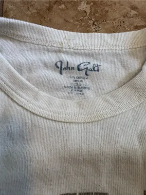 Brandy Melville White Crewneck Graphic Tee thumbnail 2