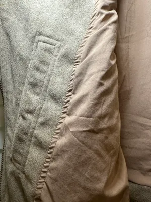 Olivaceous Faux Suede Jacket thumbnail 3