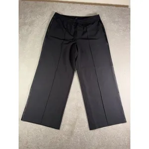 Athleta Endeavor High Rise Relaxed Wide Leg Pants Women Size XL Black Drawstring thumbnail 2