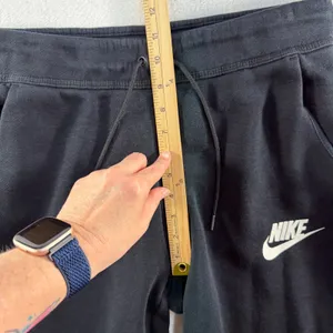 Nike M Medium Sweatpants Joggers Sportswear Classic Fleece Pockets‎ Black 828603 thumbnail 12