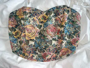 Altar'd State Strapless Corset Top thumbnail 1