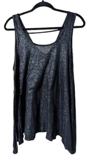 Juicy Couture Shimmer Metallic Tank Top, Small thumbnail 1