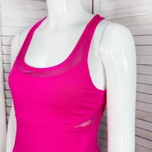Fabletics Tropez Sleeveless Open Racer Back Athletic Dress Magenta Pink‎ Small thumbnail 7