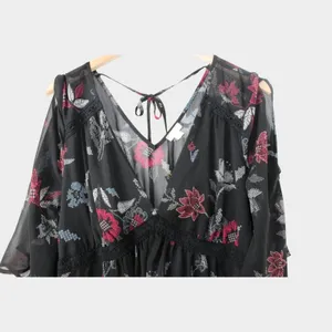 Wild Pearl Dress Sz L‎ Whimsygoth Witchcore Eyeshadow Floral Dark Fairy thumbnail 10