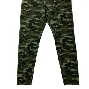 Casablanca Marrakech Leggings Medium Green Camo Stretch Boho Streetwear thumbnail 4