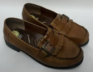 Earth Shoe Loafers Women’s Size 9W Sable Brown Leather Upper Comfort Preppy Y2K thumbnail 1