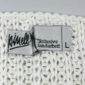 Cottagecore Handmade Womens Sweater L Retro Cable Knit Coastal Grandma Minimal‎ thumbnail 7